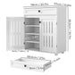 Levede Shoe Cabinet Door Storage Rack Cupboard White