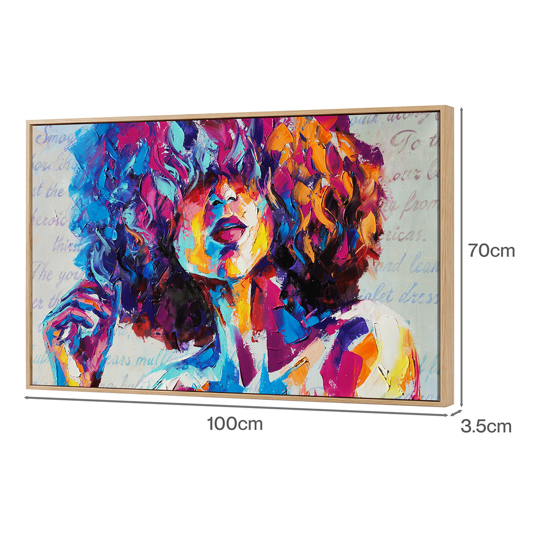 Yezi Abstract Wall Art Canvas Print Modern Fadeless Bedroom Home Decor 70x100cm