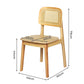 Levede 2x Rattan Dining Chair Wooden Kitchen Chair