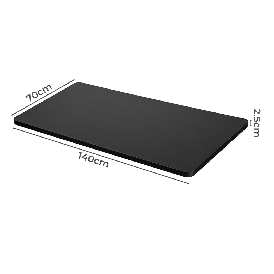Levede Desktop For Motorised Adjustable Black 140X70CM