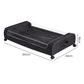 Levede 2x Under Bed Storage Containers for Shoe and Apparel Clear-Lidded Black