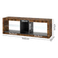 Levede TV Stand Cabinet Glass Display Storage Shelves