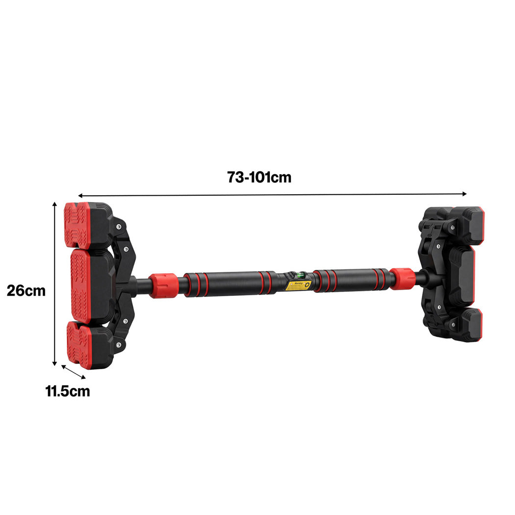 Centra Doorway Pull Up Bar 73-101cm Adjustable Push Up Bar Exercise Home Gym