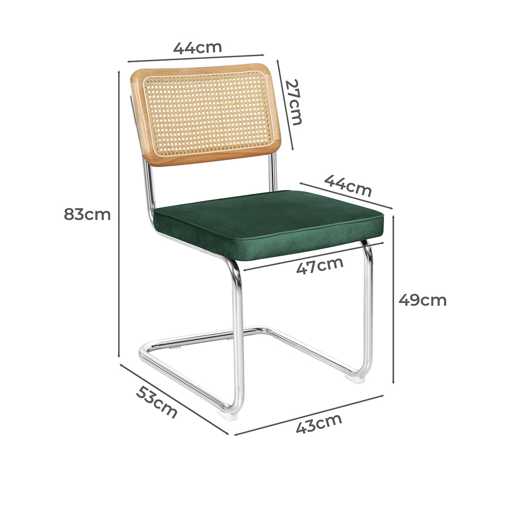Levede 6xRattan Chair Dining Chairs