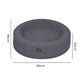 Pawz Pet Orthopedic Calming Bed Memory Foam Dog Sofa