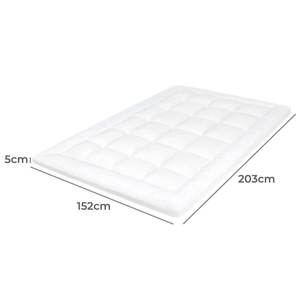 Dreamz Mattress Topper Pillowtop Cover Bed Protector Queen