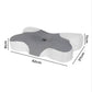 DreamZ Memory Foam Pillow Butterfly Contour Neck Support Side Sleepers Grey