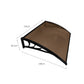 Mountview Window Door Awning Outdoor 1M X 1.5M Brown 1x1.5M