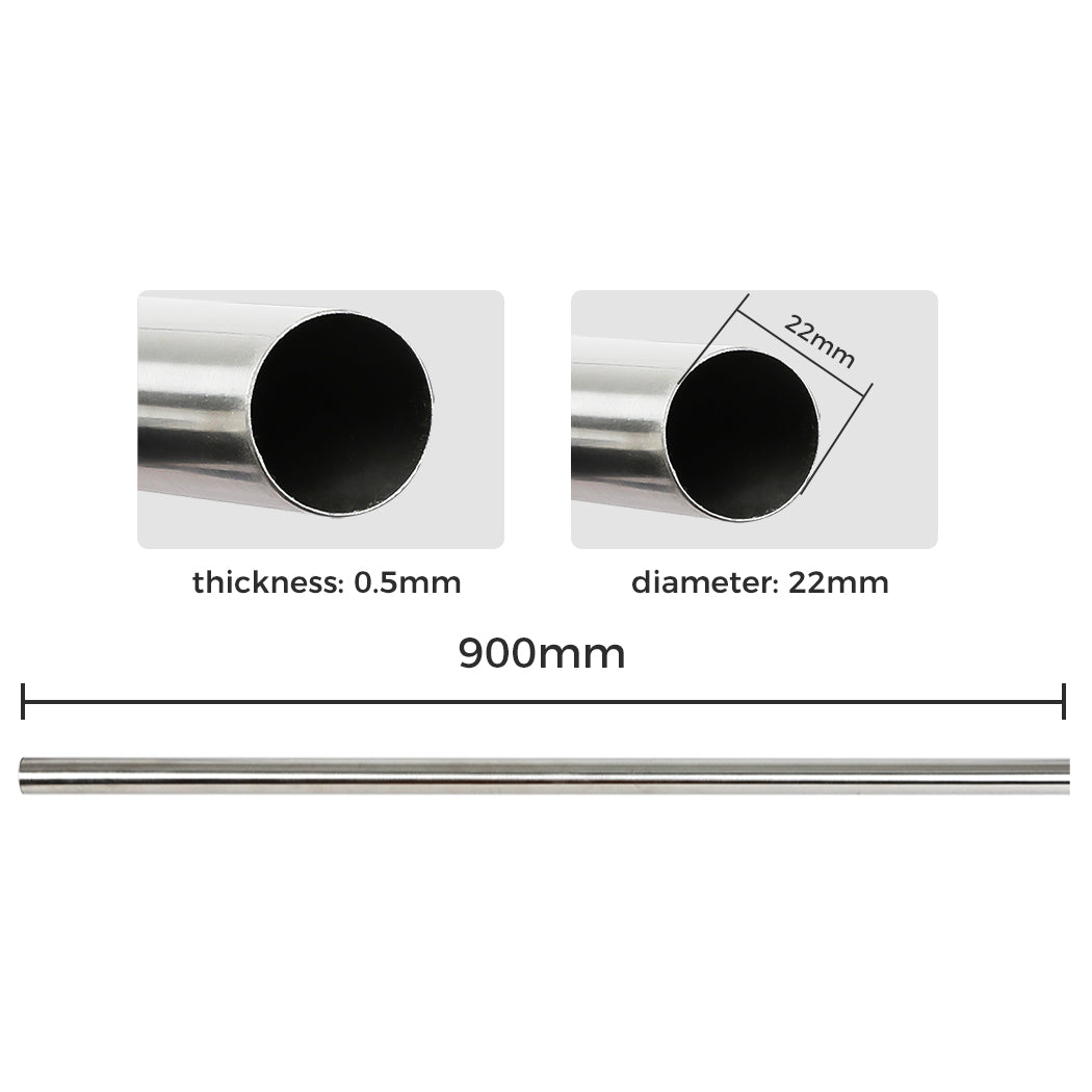 Marlow Steel Curtain Rod Quiet Rail Satin Nickel