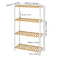 Levede Bamboo Storage Rack 4 Tier Shelf Shoe Organiser