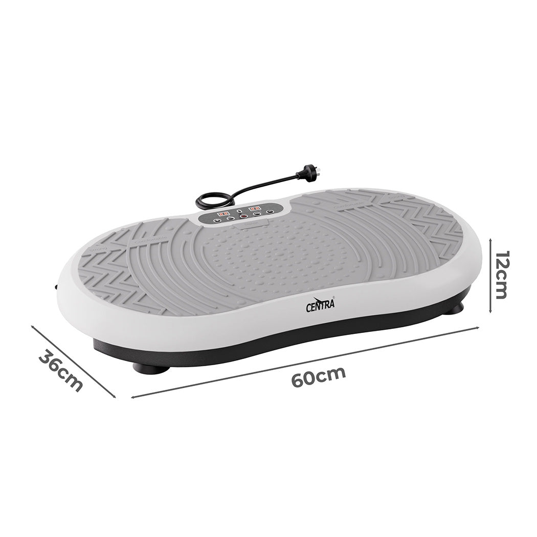 Centra Vibration Plate Train Exercise Machine White