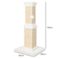 PaWz Cat Scratching Post 83cm Tall Sisal with Stable Base for Large Adults White