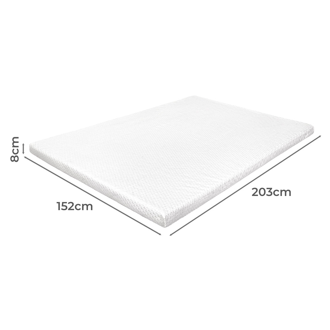Dreamz Gel Memory Foam Mattress Topper Bed Cool Queen