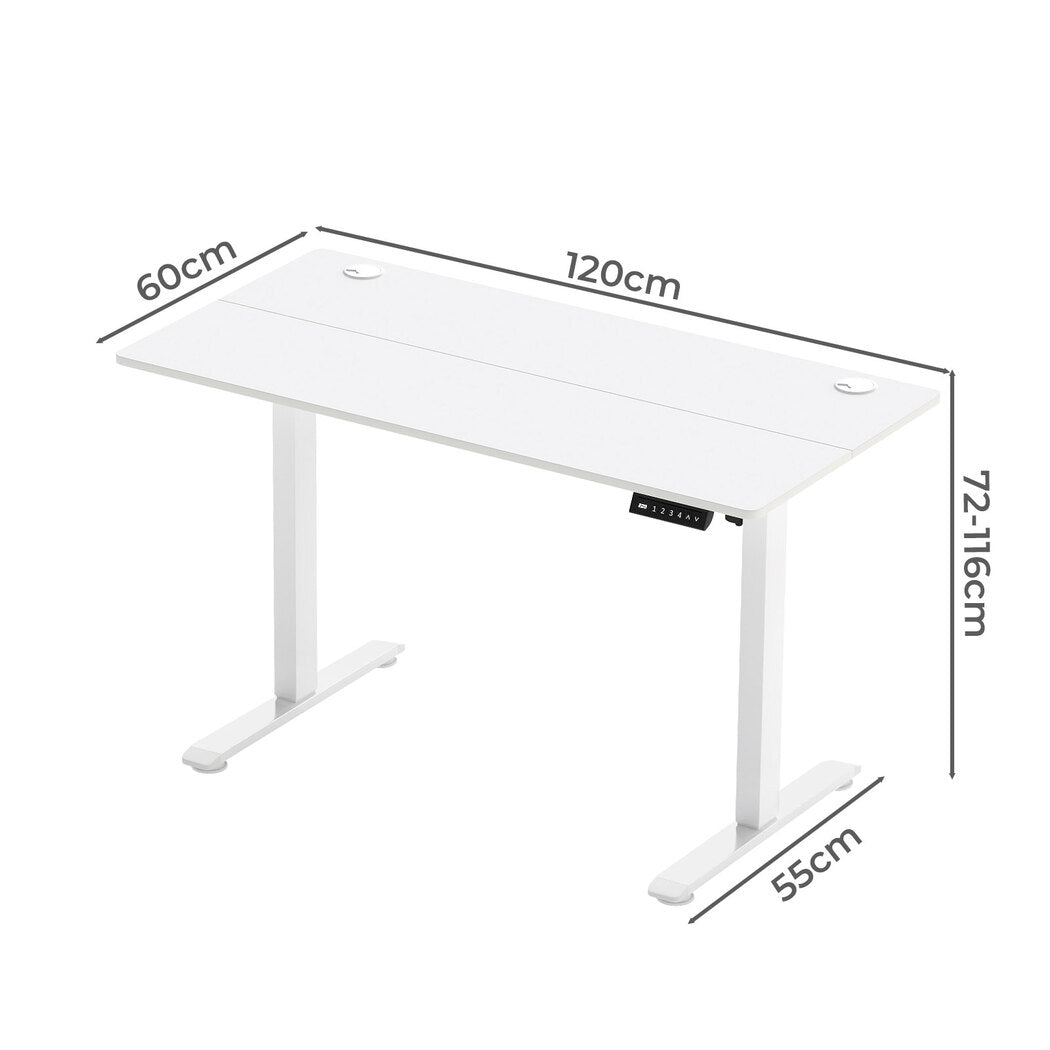Levede Electric Standing Desk Height Adjustable 120cm