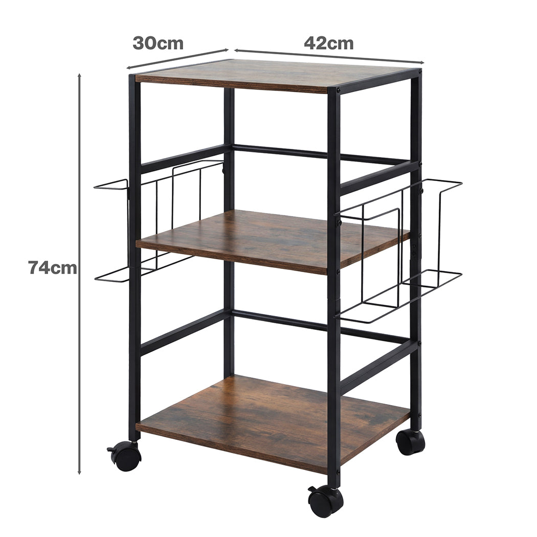 Levede Record Player Stand with Storage Vinyl Record Holder with Display Area