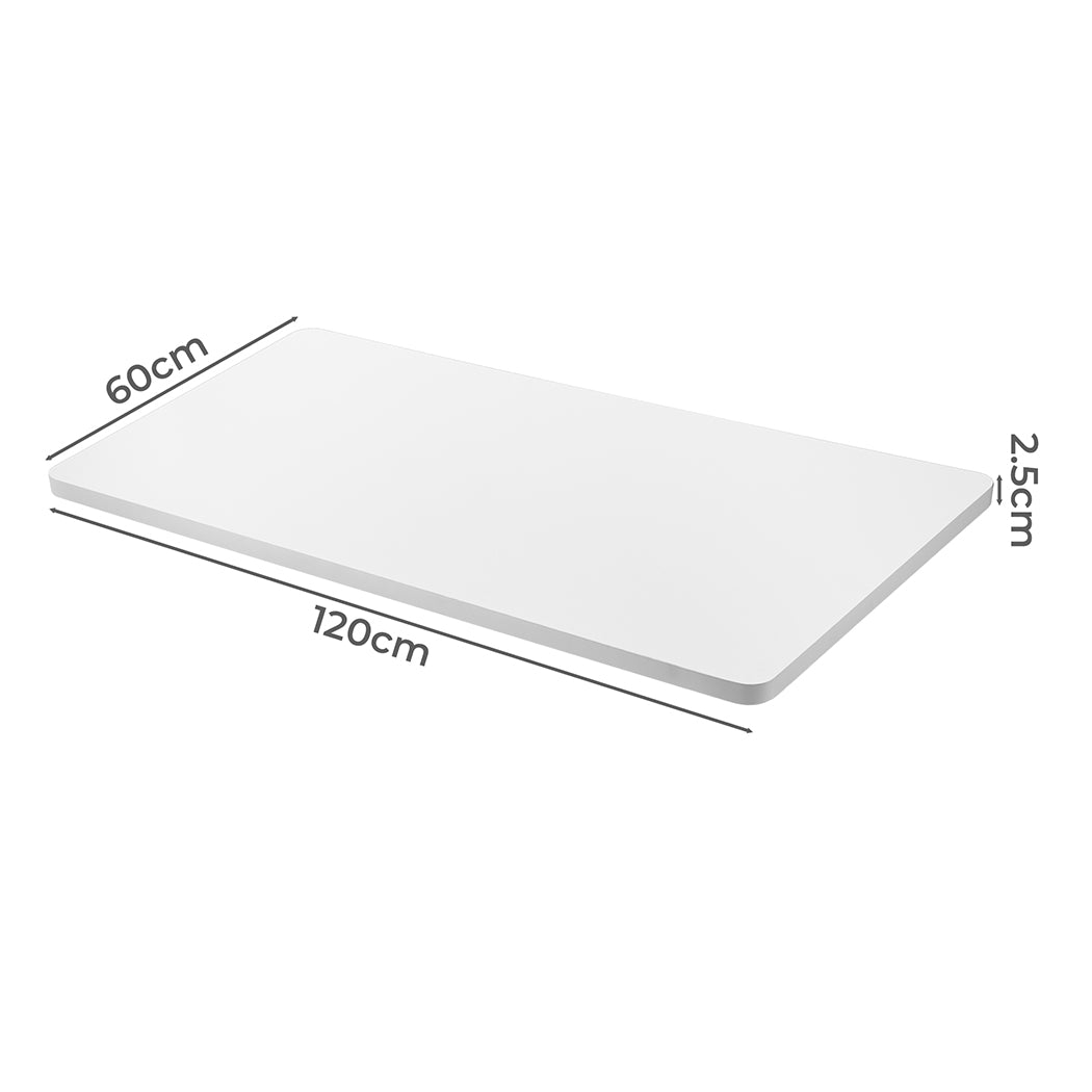 Levede Desktop For Motorised Adjustable White 120X60CM (Desktop Only)