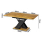 Levede Dining Table Extendable 120cm-160cm 6 People Rectangular Dining Room