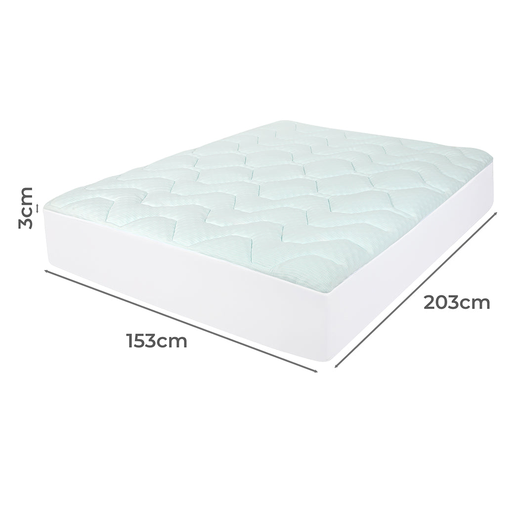 Dreamz Mattress Topper Pillowtop Cover Protector Queen