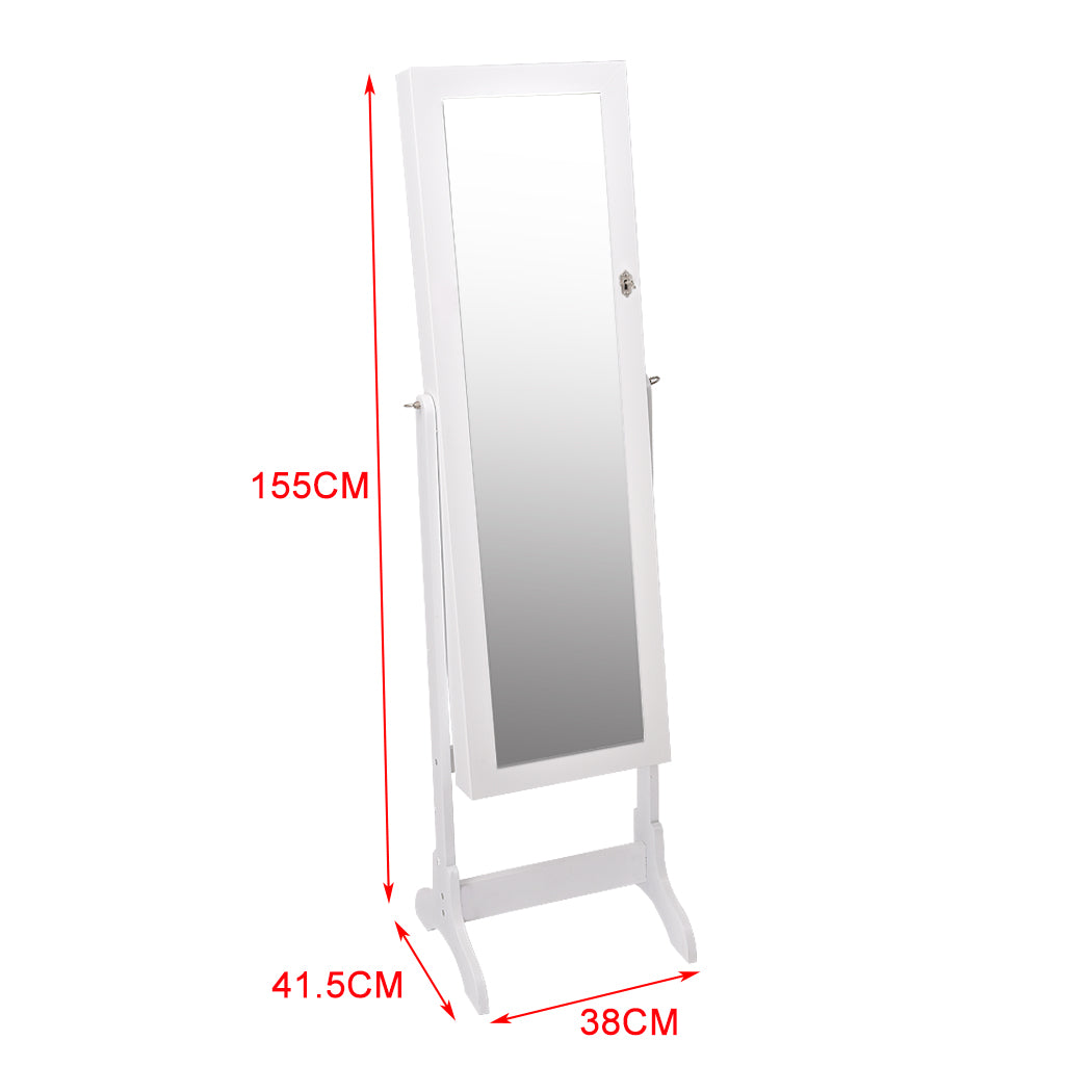 Levede Mirror Jewellery Cabinet Makeup