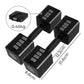 Centra A Pair 2.8KG-10KG Dumbbells Black