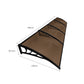 Mountview Window Door Awning Outdoor 1M X 4M Brown 1x4M