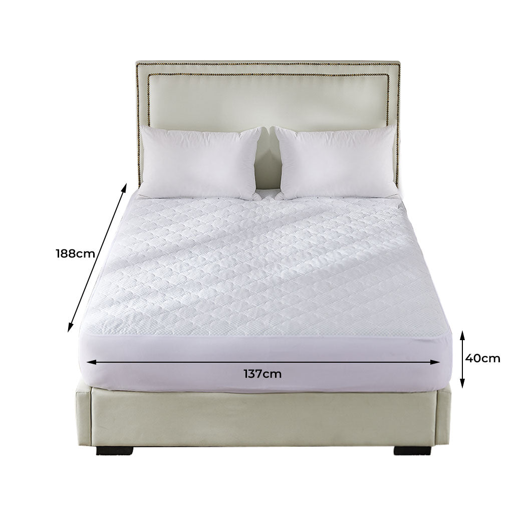Dreamz Mattress Protector Topper Cool Double