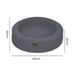 Pawz Pet Orthopedic Calming Bed Memory Foam Dog Sofa