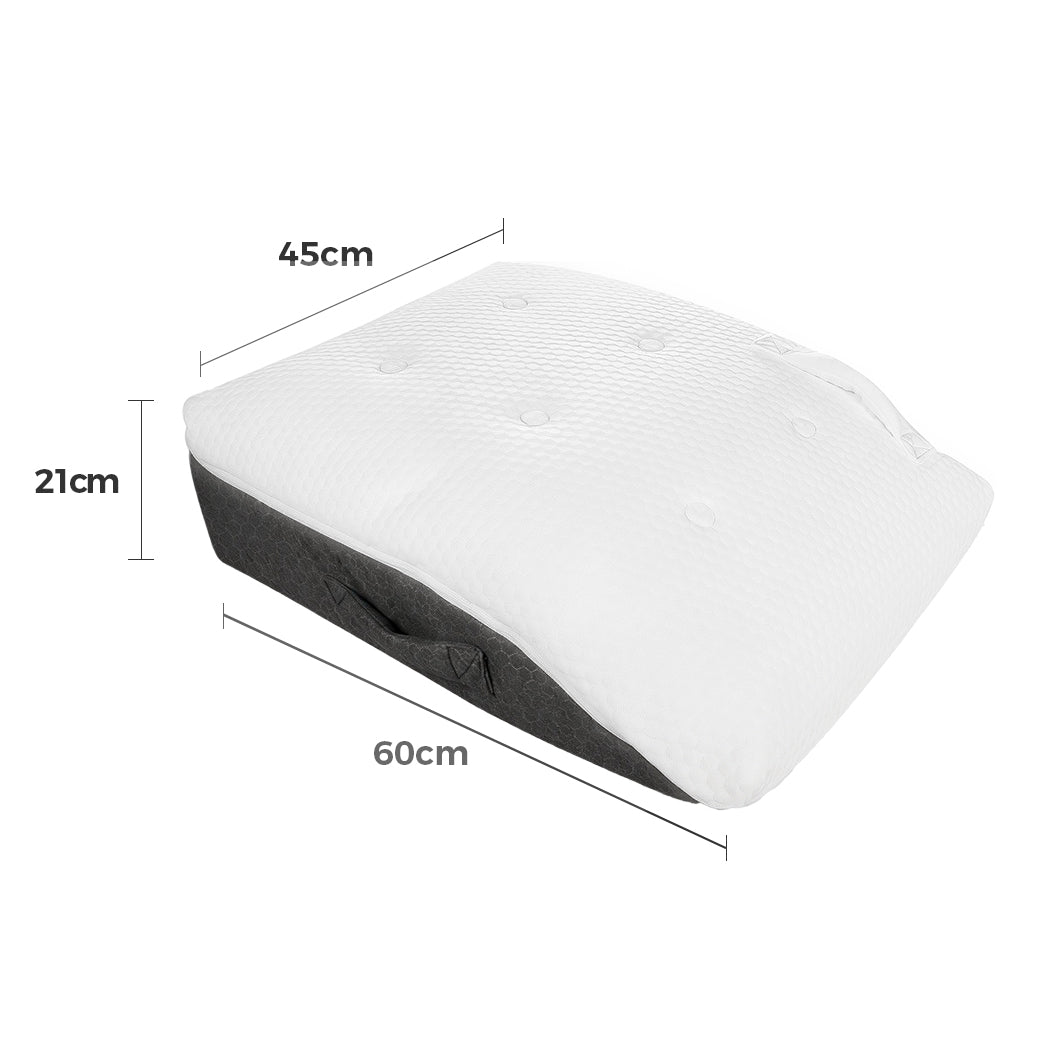 Dreamz Memory Foam Leg Elevation Pillow Bed Wedge Improve Circulation Support