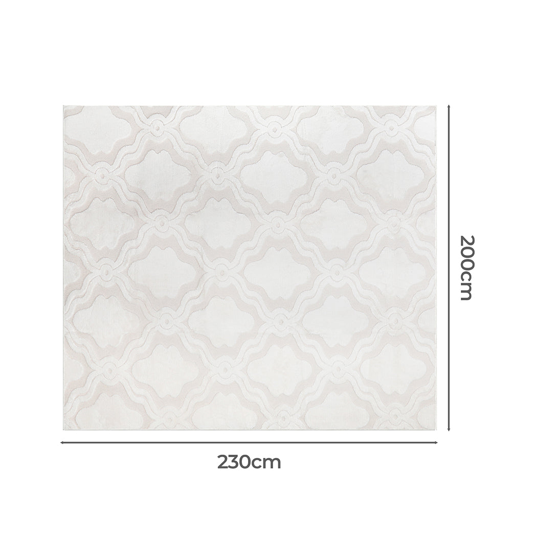 Marlow Floor Rugs Soft Shaggy 10mm Pile 200x230