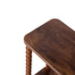 Levede Side Table Slim Storage Shelf for Bedside End Table Hallway Brown