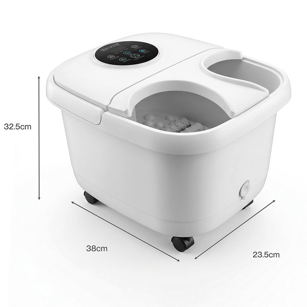Spector Electric Foot Spa Massager Heated Bubble Foot Bath Pedicure Roller Spa