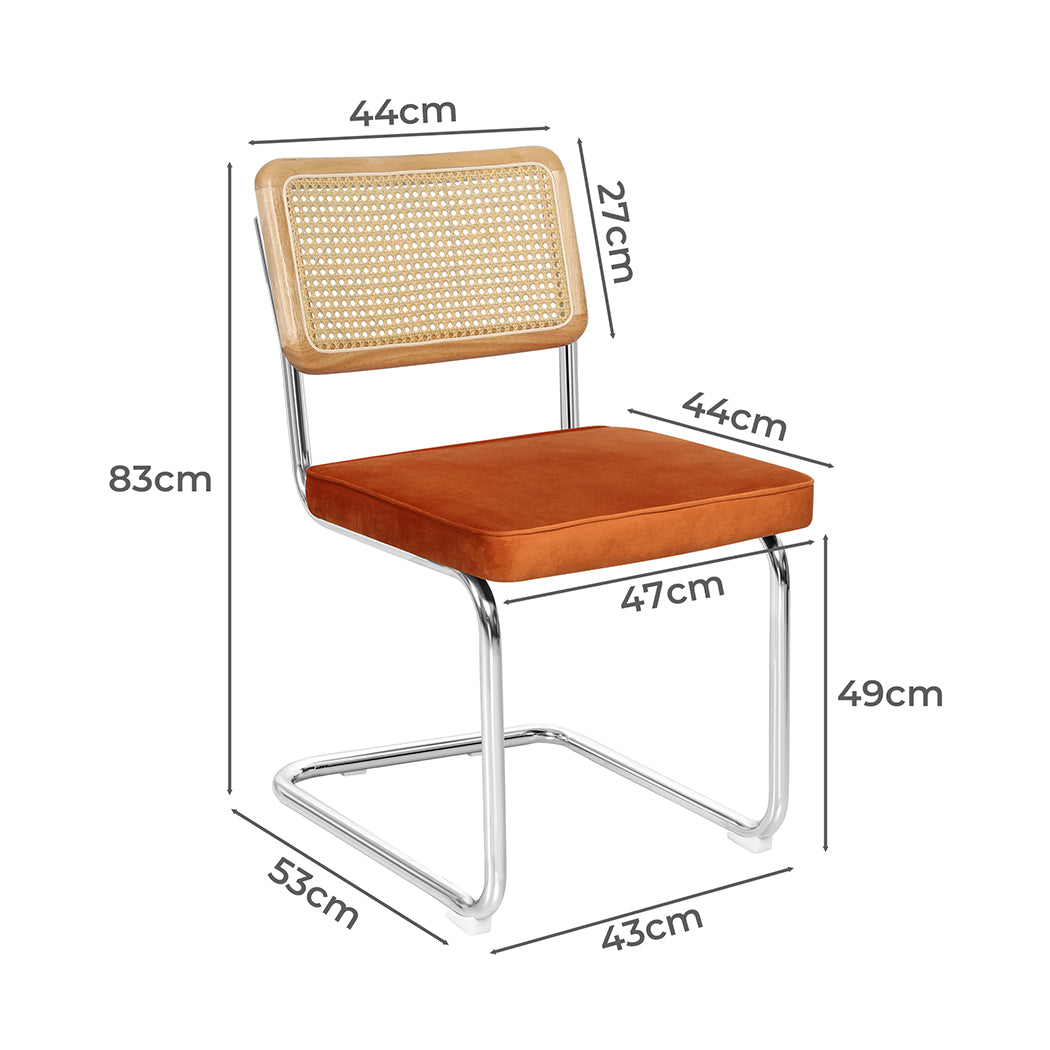 Levede 6xRattan Chair Dining Chairs