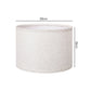 Emitto Lamp Shade 4pc Linen Drum E26 E27 with E14 Ring for Home Decor Beige