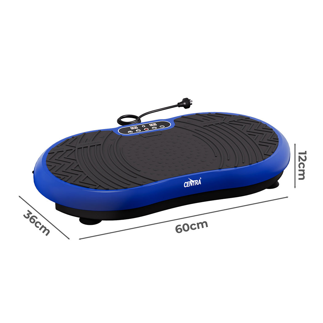 Centra Vibration Plate Train Exercise Machine Blue