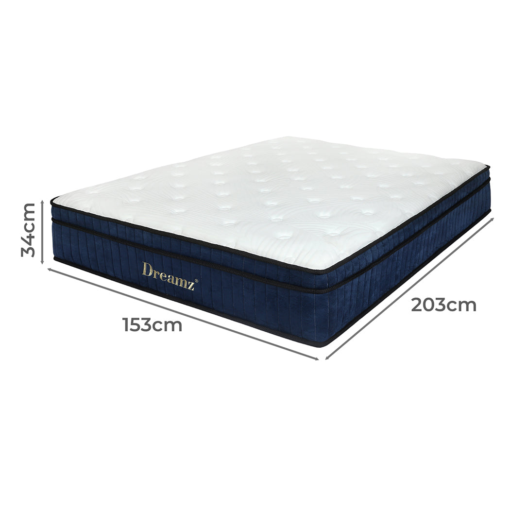 Dreamz 7 Zone Pocket Spring Mattress Medium Firm Queen