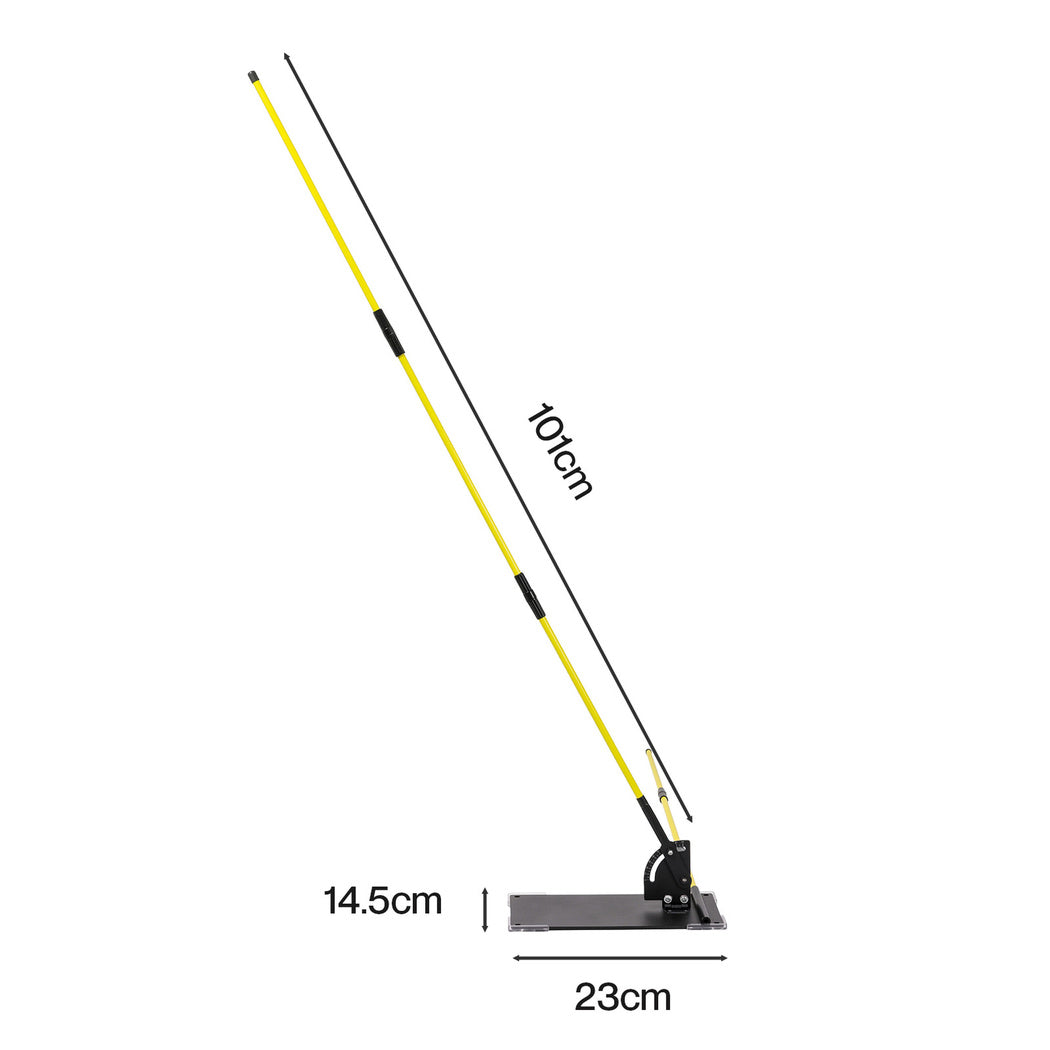 Centra Golf Alignment Sticks With Cast Iron Base Portable Practice For Outdoor
