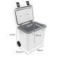 Mountview Cooler Ice Box 27L/43L Portable Chest Trolly For Camping BBQ Picnic