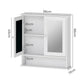 Levede Bathroom Mirror Cabinet Storage Cupboard Shelf