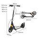 MONVELO Adult Commuter Foldable Scooter Black