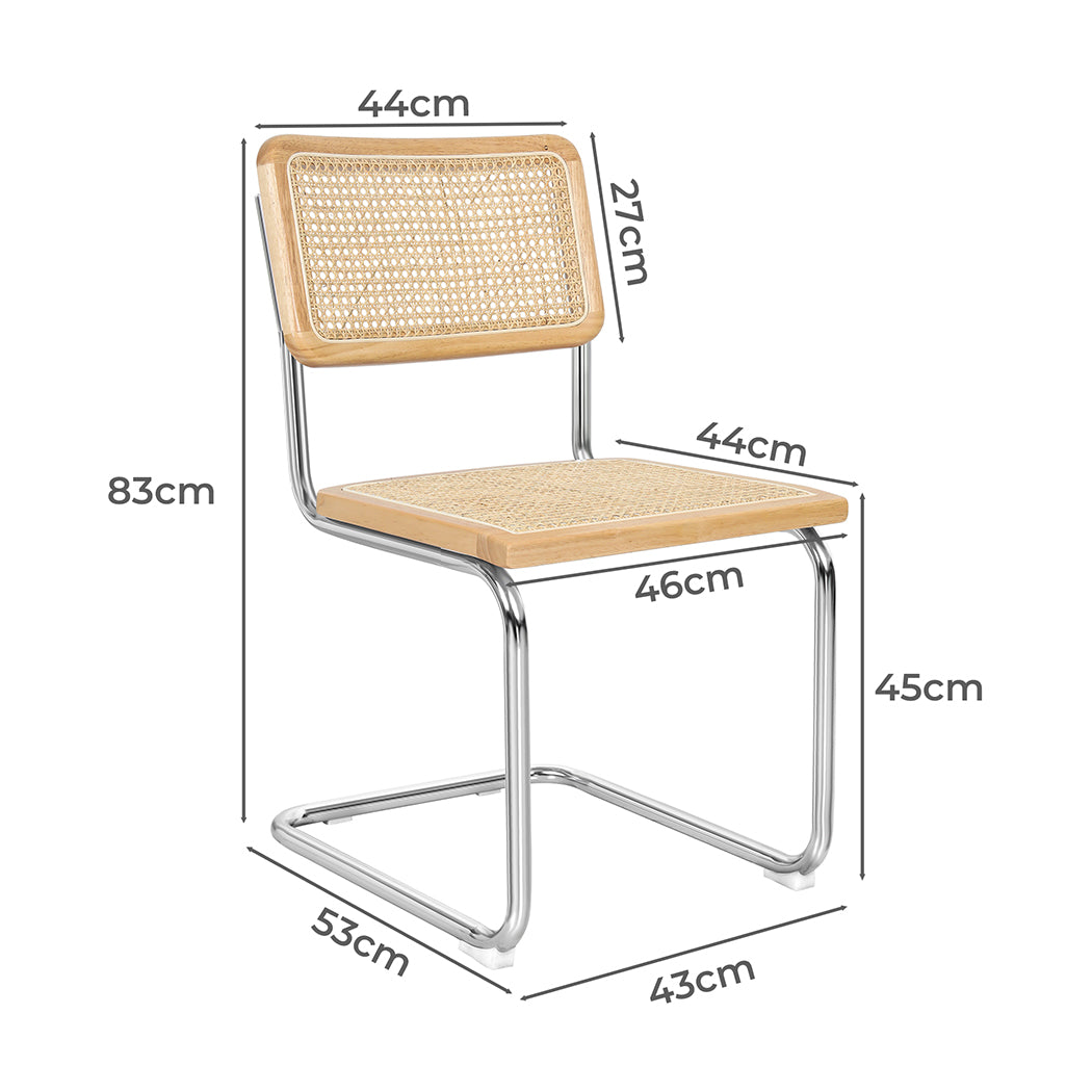 Levede 6x Rattan Chair Dining Chairs