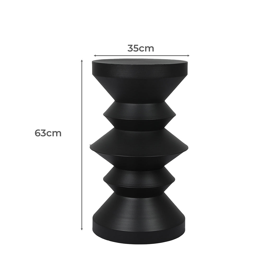 Levede Side Table Round End Bedside