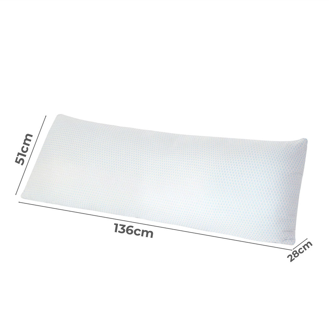 Dreamz Full Body Pillow Memory Foam Soft Maternity