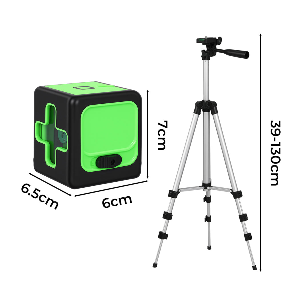 Traderight Green Laser Level with Tripod 25m IP54 Kit