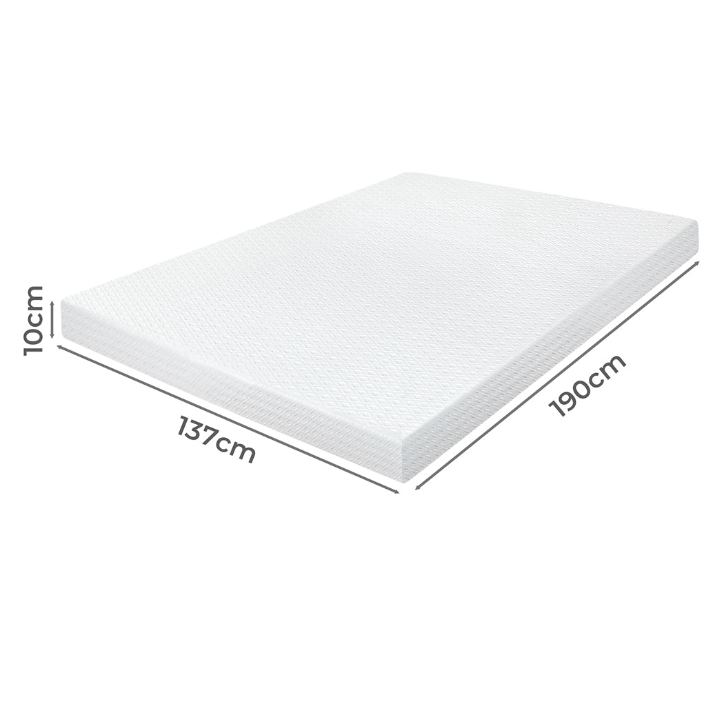 Dreamz Dual-Layer Memory Foam Mattress Topper 10cm