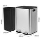 Toque 60L Pedal Bin Kitchen Waste Can Recycling Dustbin