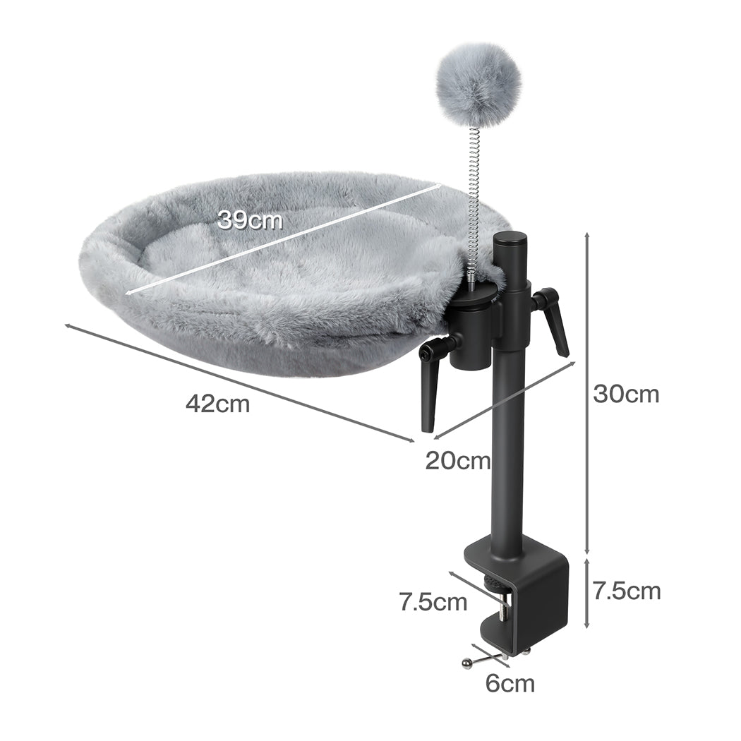 Pawz Cat Bed Hammock 360° Rotatable Adjustable Sinking Washable Hanging Soft