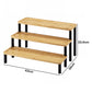 Toque Bamboo Display Stand 3 Tier Serving Tray Platters Spice Rack Shelf Kitchen