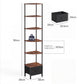 Levede 6-Tier Corner Shelf Stand Bookshelf Display Storage Rack with Drawer