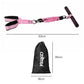 Centra Resistance Bands Set Foot Pedal 3 Tube Adjustable for Home Workout Pink