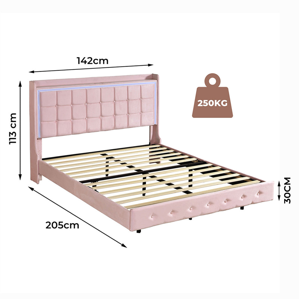 Levede Double Floating Bed Frame